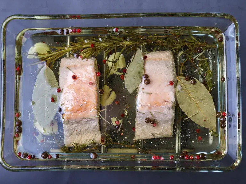 salmone in oliocottura