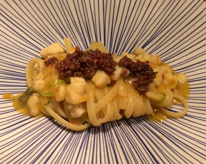 Linguine scorfano marinato al limone-Giuseppe Aversa