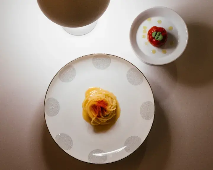 Spaghetti al pomodoro di Giancarlo Perbellini