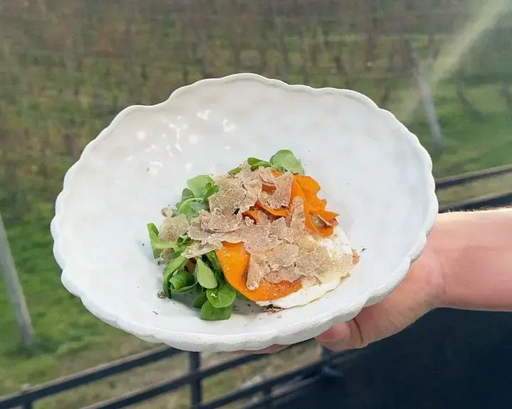 Dove mangiare tartufo nelle Langhe - il burger di zucca di The Lab